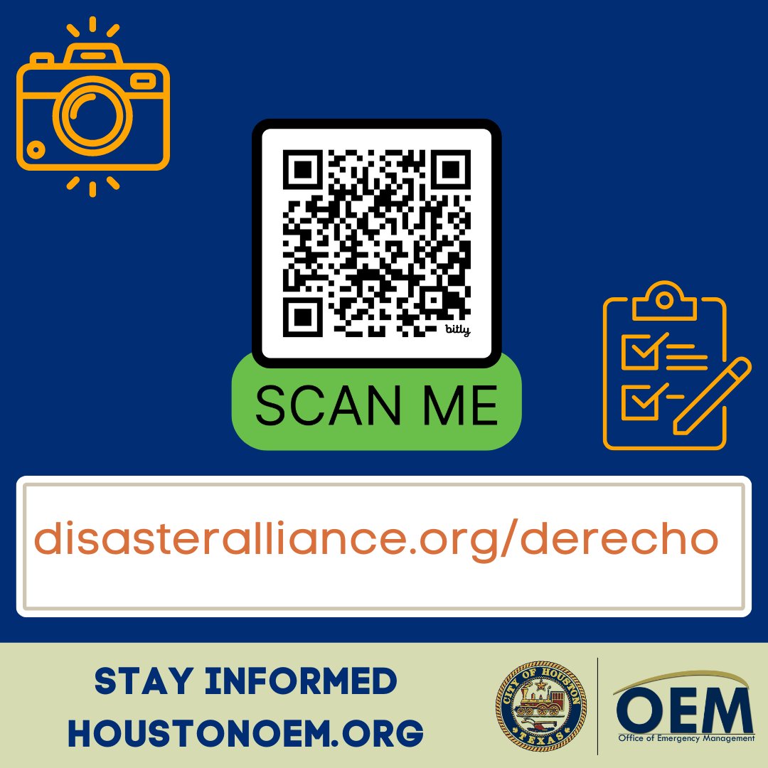 Many of our neighbors need assistance recovering from the recent wind storm. Please donate to the fund created by the Greater Houston Disaster Alliance for this event at disasteralliance.org/derecho