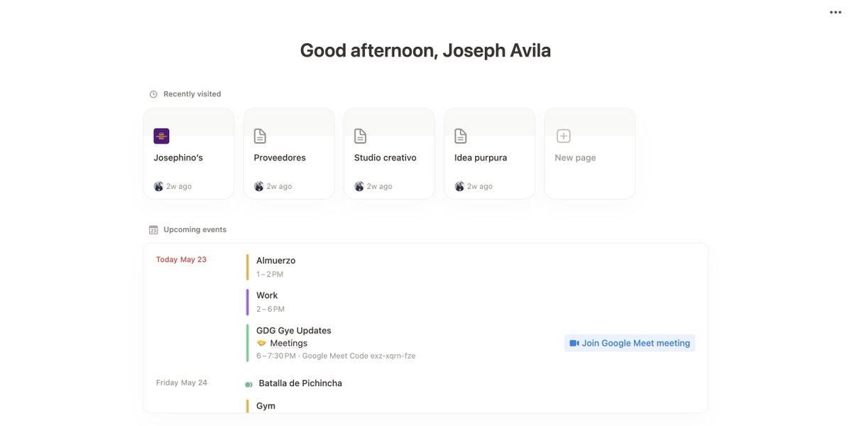 josephinoo_dev's tweet photo. I have just learned about this summary. @NotionCalendar  and @NotionHQ https://t.co/2hanSUwpze