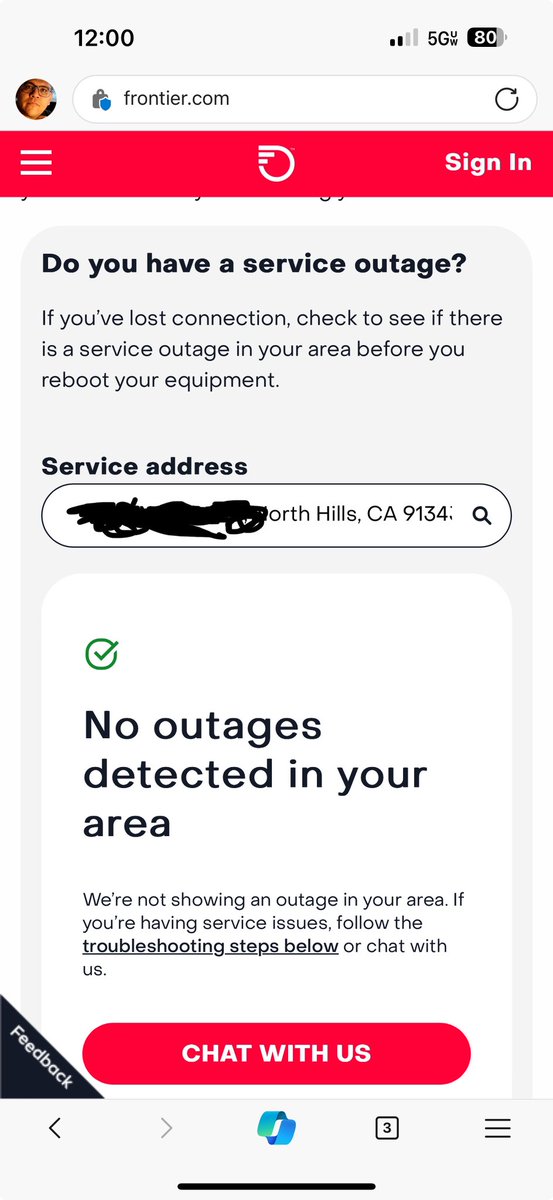 AbrahamsPhotos's tweet photo. @AskFrontier They are not sharing those updates with the customers… https://t.co/b4QkfLPI1f