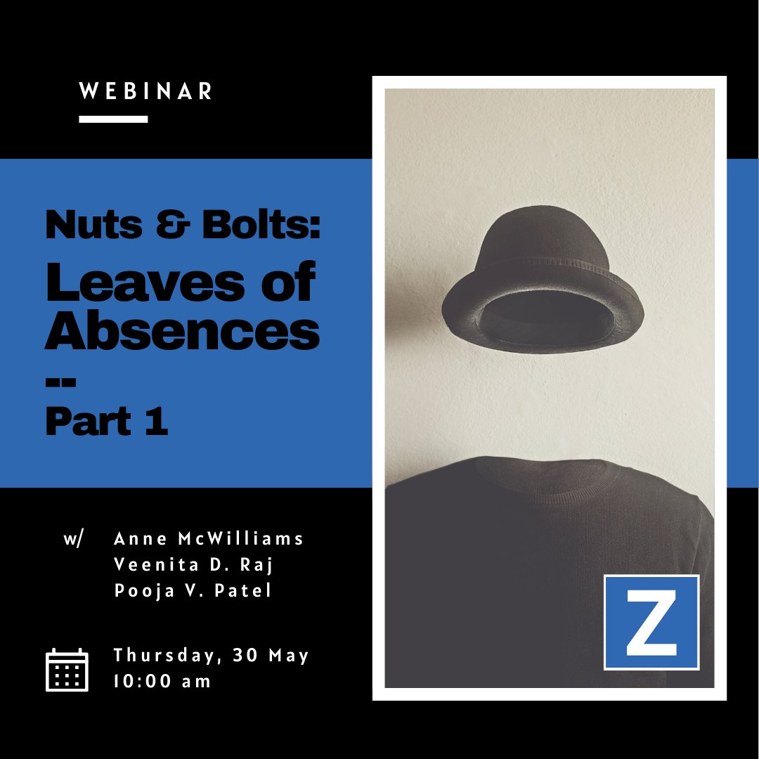 Anthonyzaller's tweet image. 📅 Mark your calendars for May 30, 2024! Join us at 10:00am pst for the first session of our two-part webinar series on managing diverse leave types and practical compliance advice. 📊✨

Register here: us06web.zoom.us/webinar/regist…

#HR #LeaveManagement #Compliance #WebinarSeries