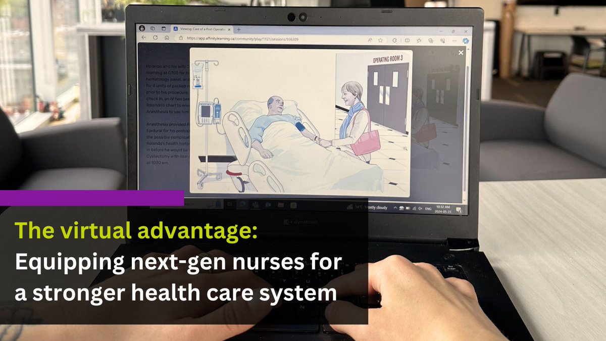 Douglas College Nursing instructor Lisa Kirk is virtually equipping a new generation of nurses to be prepared for any situation that comes their way. Read more about how virtual simulations are strengthening nursing education: ow.ly/x45q50RSZZg @CollegeCan @WelcometoSIMone