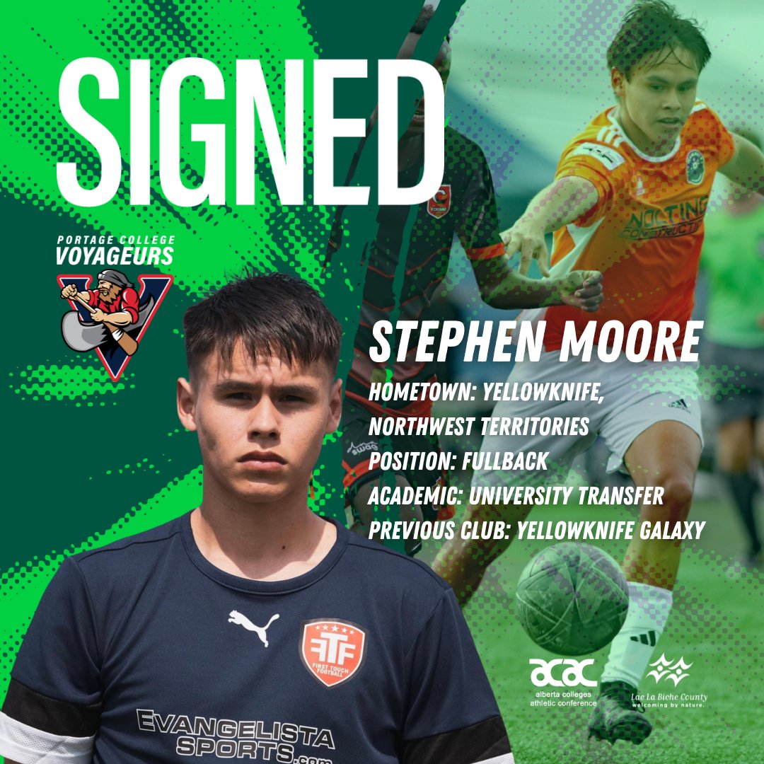 WeAreVoyageurs's tweet photo. We're excited to welcome Stephen Moore from Yellowknife, Northwest Territories, to the Voyageurs!

A Fullback from Yellowknife Galaxy, Stephen is in the University Transfer program.

Welcome to the family, Stephen!

#ACAC #laclabichecounty #WelcomeStephen #Voyageurs #NewSigning https://t.co/xIYKWdA58L