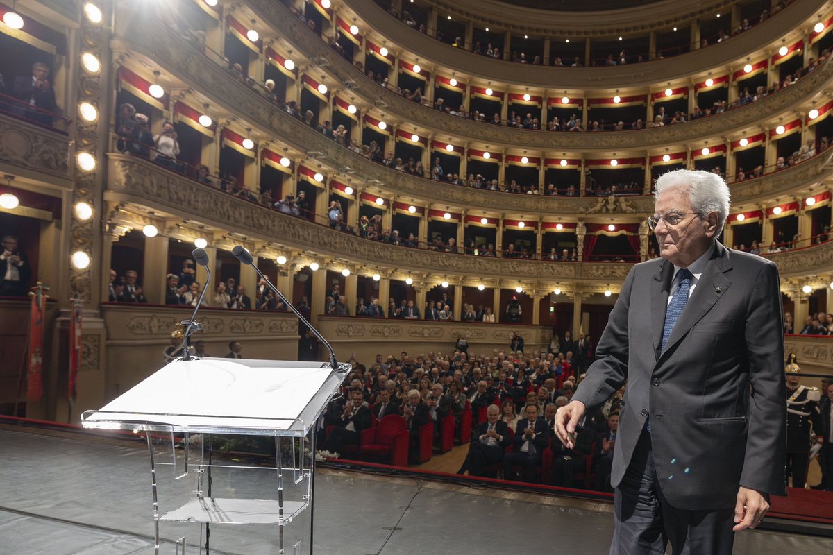 Quirinale's tweet photo. Il Presidente #Mattarella è intervenuto ad #Asti durante la cerimonia commemorativa del 30° anniversario della scomparsa dell’On. Giovanni #Goria
Il video: https://t.co/P04fo2kPrJ https://t.co/wH8bk1uS2u