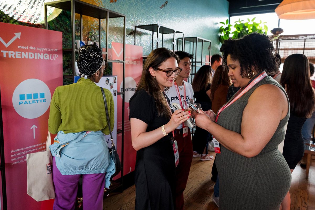 prioritiesUSA's tweet photo. ๐ The first-ever #TrendingUp conference brought content creators to D.C. to learn about the issues that matter most to young people and how to leverage their platforms for good ๐ #CreatingForACause https://t.co/DV8i3rLubN