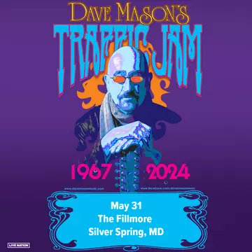 BIG 100 - Home of the Washington Commanders (@big100radio) on Twitter photo <a href="/davemasonband/">Dave Mason</a> is coming to <a href="/FillmoreSS/">The Fillmore Silver Spring</a> next Friday, May 31st for his #TrafficJam Tour🚗🎸 Don't miss out! <a href="/davemasonband/">Dave Mason</a> is coming to <a href="/FillmoreSS/">The Fillmore Silver Spring</a> next Friday, May 31st for his #TrafficJam Tour🚗🎸 Don't miss out!