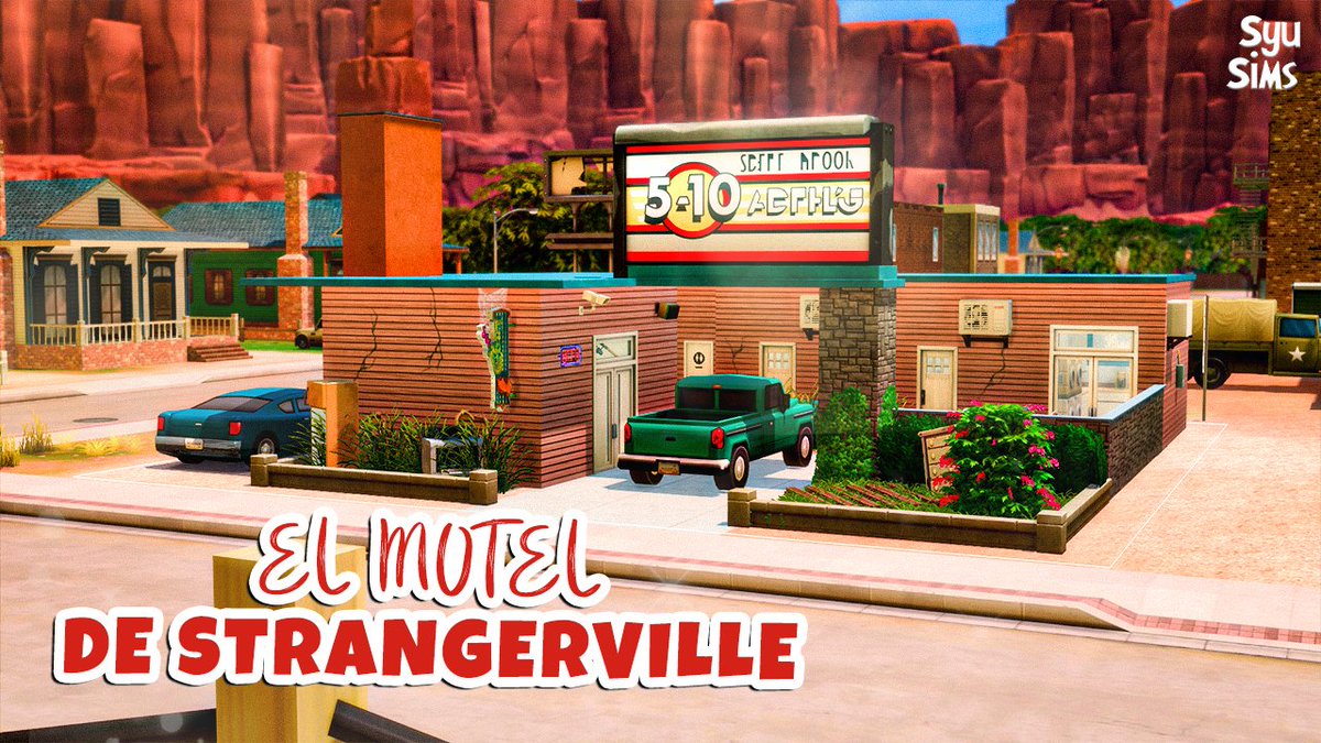 syusims_'s tweet photo. La temporada del amor de #LosSims4 me inspiró para hacer un motel de mala procedencia... dejen que sus sims vayan hacer sus cochinadas aquí 😅https://t.co/X60h1ICDrr #EAPartner https://t.co/kSEiJhEI78
