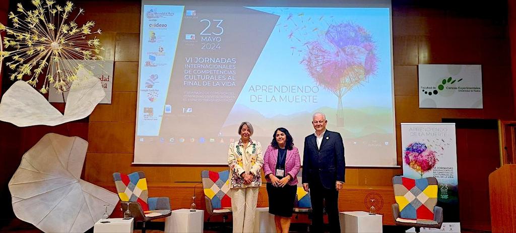La UHU celebra sus VI Jornadas Internacionales de competencia cultural al final de la vida | Consejo social uhu.es/consejo-social…