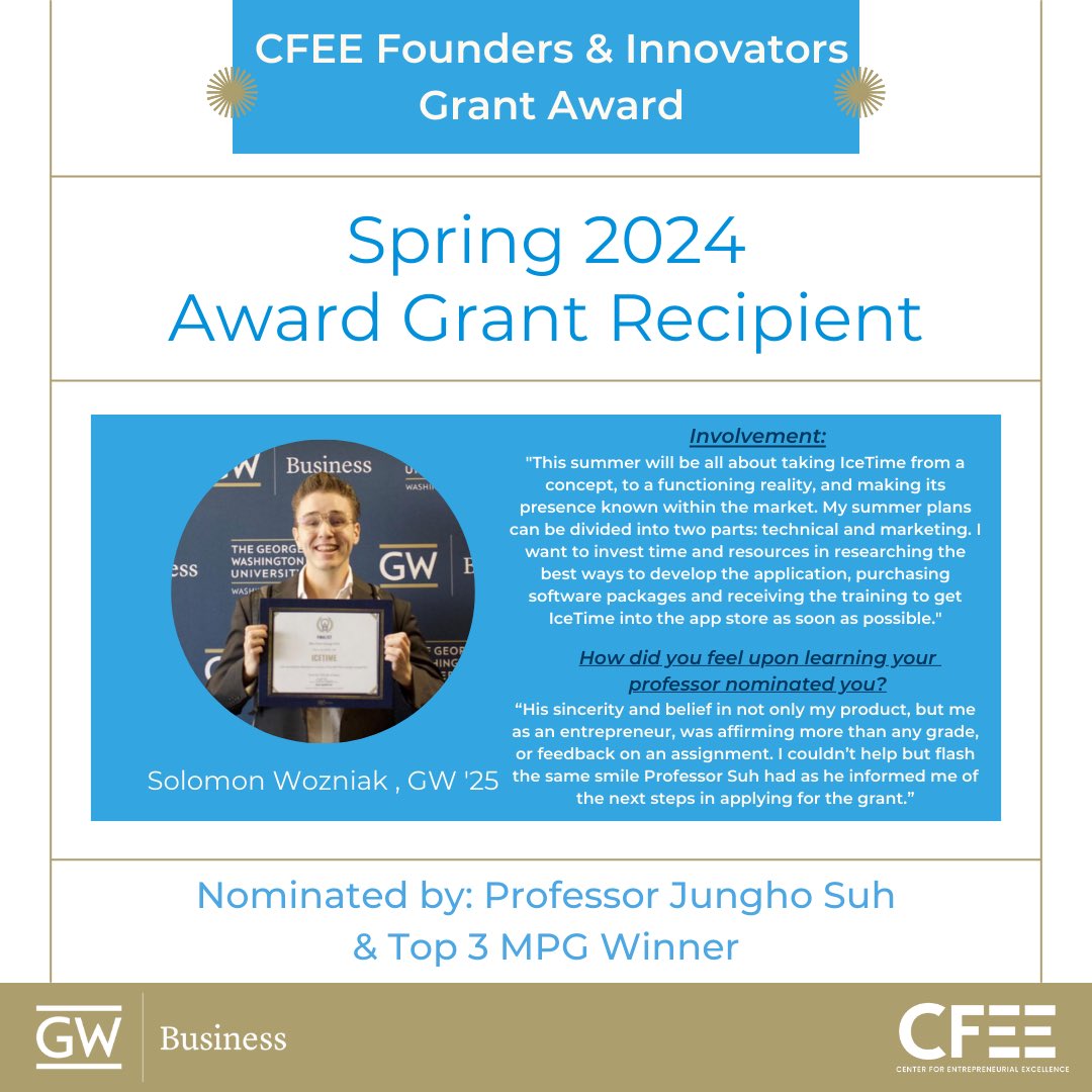 GWSB Center for Entrepreneurial Excellence tweet media