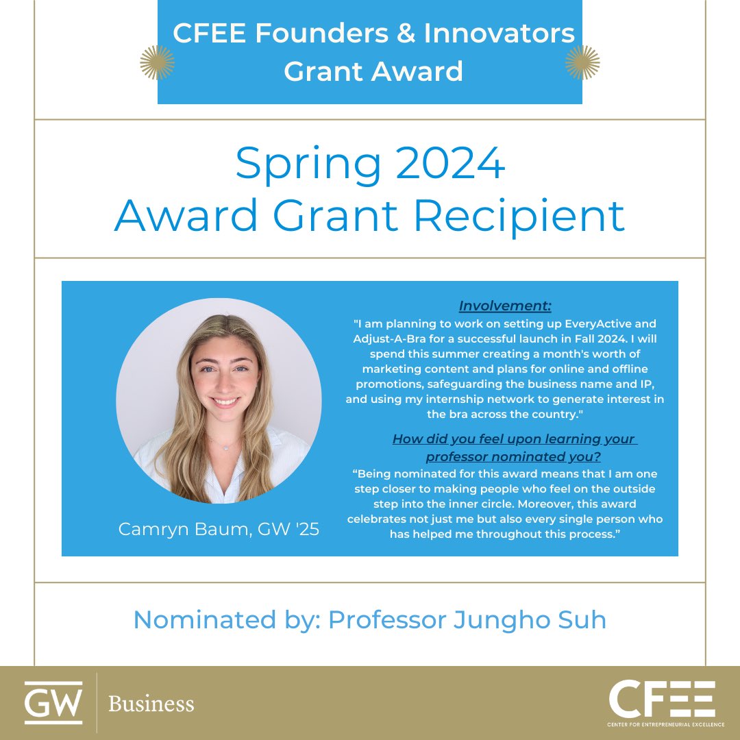 GWSB Center for Entrepreneurial Excellence tweet media