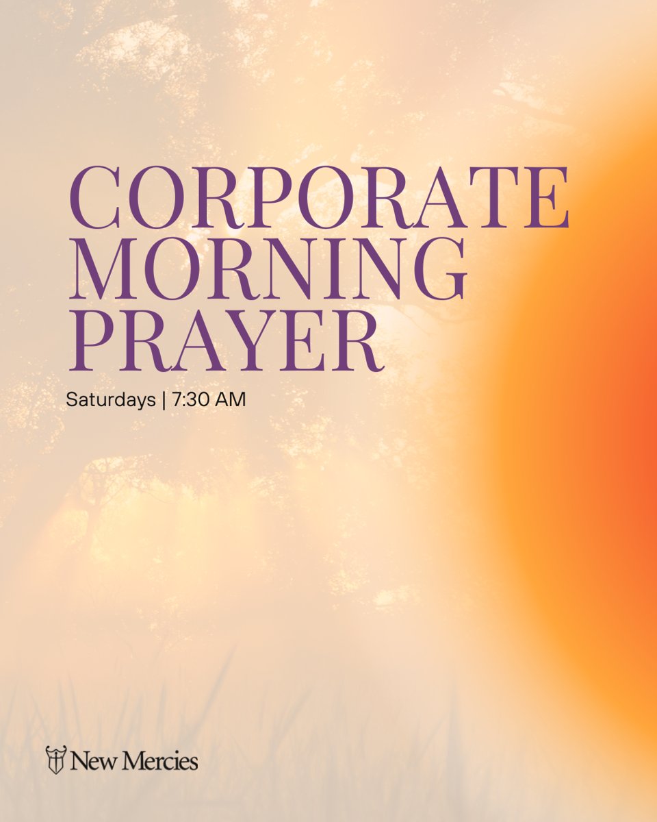 Join us for Corporate Morning Prayer and experience the power of prayer firsthand! For more information, visit newmerciesnow.org

#NewMerciesChristianChurch #Bold #PowerOfPrayer #PrayerWorks