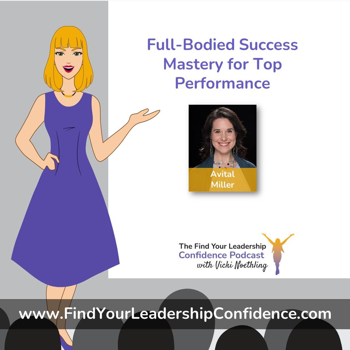 Ready to create a roadmap to success that is fun and easy to follow? 

Then tune in to my interview on The Find Your Leadership Confidence Podcast with Vicki Noethling!  podcasts.apple.com/us/podcast/avi… 

#avitalmiller #podcast #interview #healinghappens #challenges #success #strategy