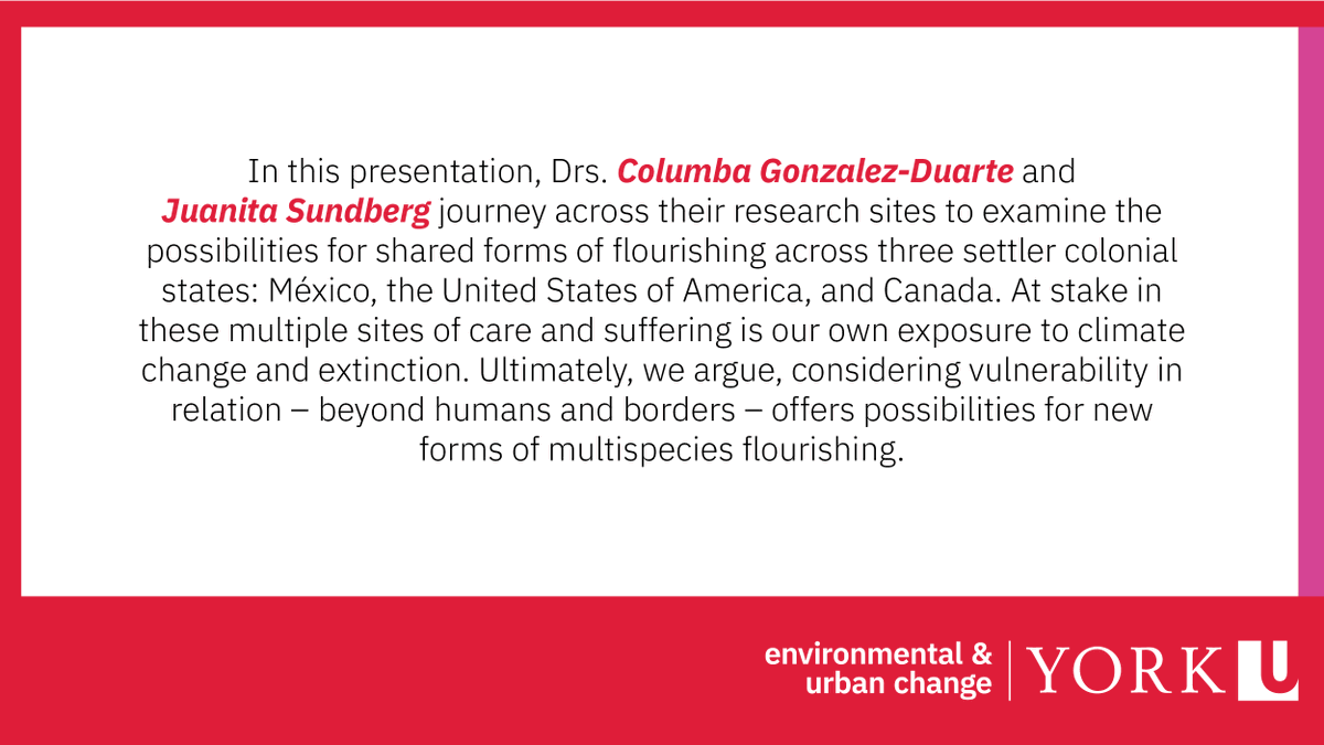 Faculty of Environmental and Urban Change tweet media