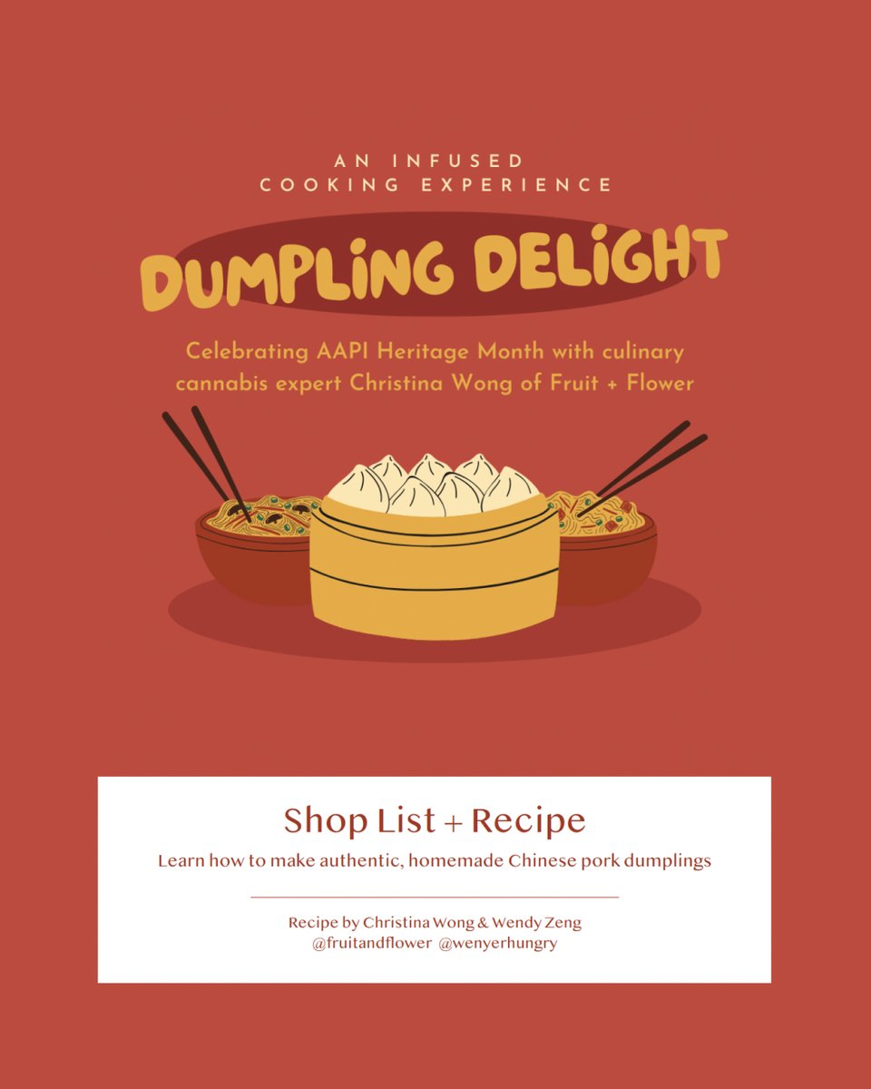 Get ready for some infused dumplings! In honor of AAPI Month, we’ve partnered with Christina Wong to bring you this special treat 🌿🥟 Celebrate culture with every bite. Click here to get your recipe today: fruitandflower.substack.com/p/podcast-s1e6…