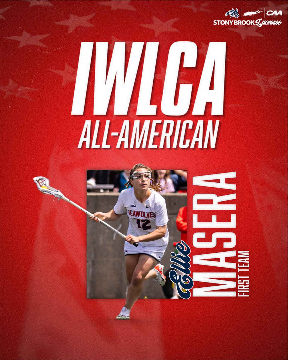 𝗜𝗪𝗟𝗖𝗔 𝗔𝗟𝗟-𝗔𝗠𝗘𝗥𝗜𝗖𝗔𝗡 🇺🇸 Another day, another All-American honor for @elliemasera! 📰: bit.ly/3yxHKrO 🌊🐺 x #NCAALAX x @IWLCA