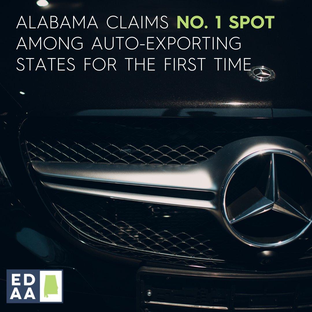 Alabama has claimed the #1 spot among auto-exporting states for the first time ever! This achievement highlights our state's robust automotive industry and its vital role in the global market.

Read more about Alabama's automotive success story: madeinalabama.com/2024/04/alabam…