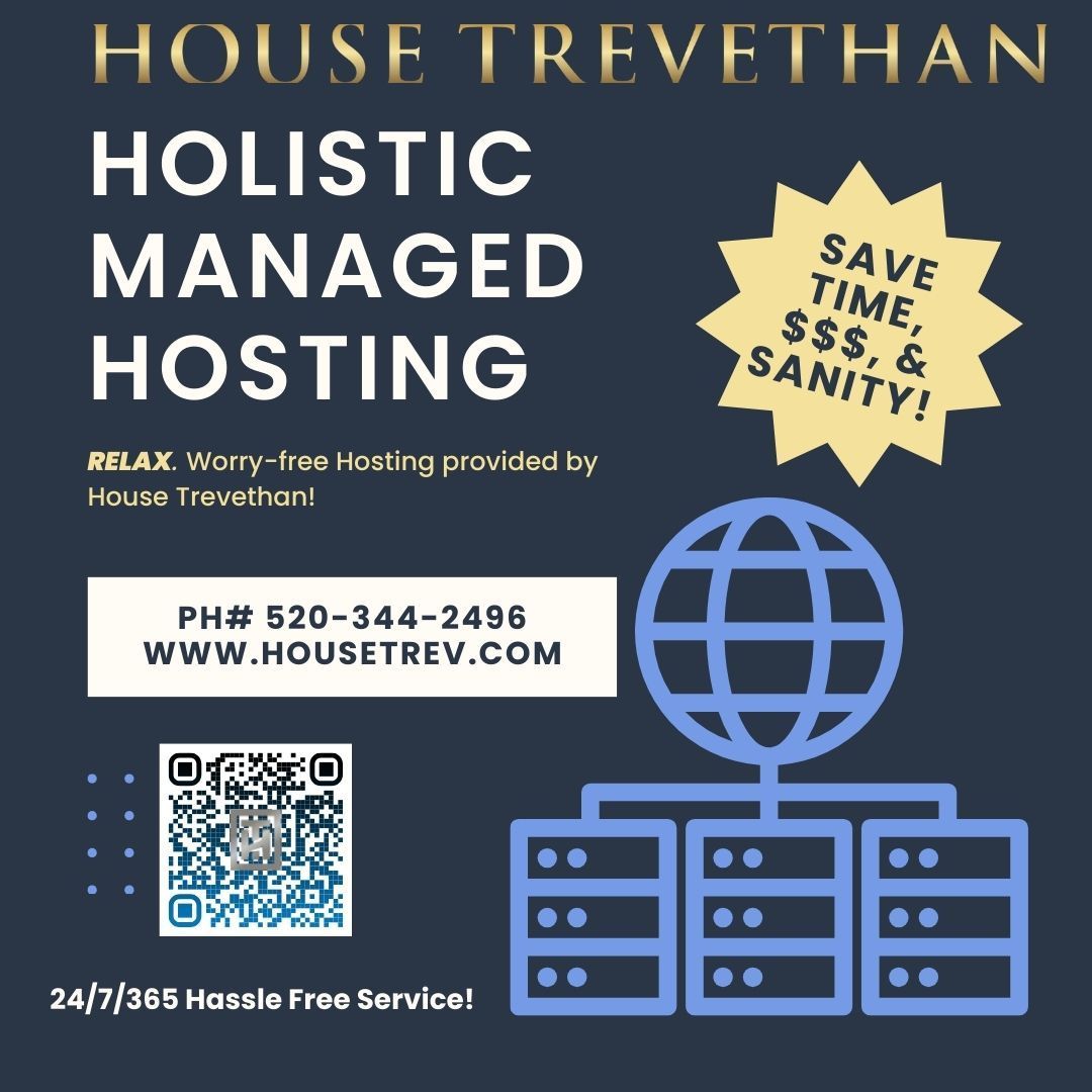 Managed hosting is a game-changer for businesses aiming to establish a robust online presence.  House Trevethan is here to help! #housetrevethan #websites