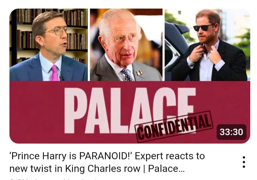 Thank you to the half a million people who have watched last week's Palace Confidential. Don't miss the brand new edition featuring me, Rebecca English <a href="/RE_DailyMail/">Rebecca English</a>, Charlotte Griffiths <a href="/charlotteEaLMoS/">CharlotteGriffiths</a> and Jo Elvin <a href="/jo_elvin/">Jo Elvin</a>. #royal Watch via <a href="/YouTube/">YouTube</a>
m.youtube.com/watch?v=uG-8Q-…