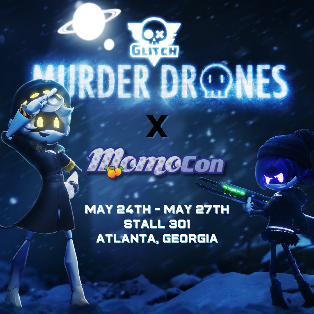 glitch_prod's tweet photo. ATLANTA SEE YOU TOMORROW AT @MomoCon !!!!!! https://t.co/YT8pGOiHLQ