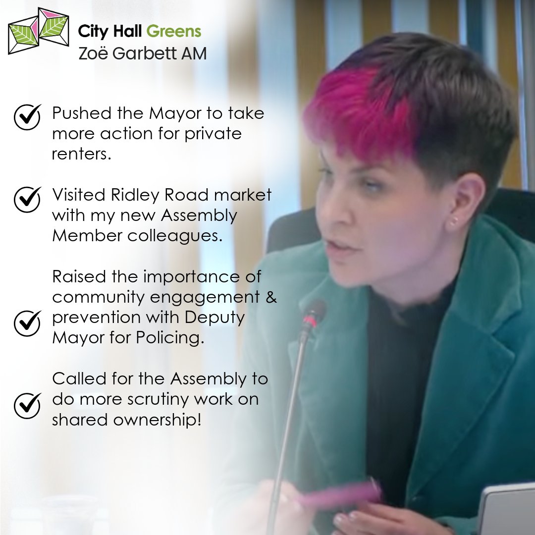Really enjoying being a Green Assembly Member, here are a few things I've been up to this week 👇