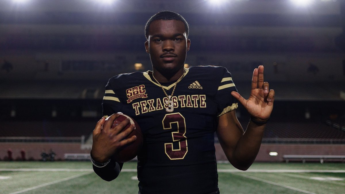 ● QB Spotlight ● Jordan McCloud JMU ➡️ Texas State • McCloud had a massive season in 2023 for JMU. He threw for 3,657 yards 35 Touchdowns 10 INTs while completing an impressive 68.2% of his passes. He also rushed for 276 yards 8 TDs. McCloud is an excellent addition for the