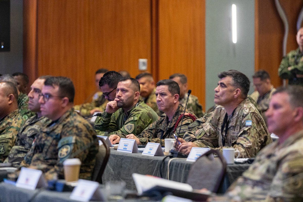 The Senior Leader Seminar portion of #FuerzasComando24 started yesterday in Panama City, Panama on May 22. Top selected delegates from 21 countries gathered to discuss topics such as trans regional threat networks and the impact of those threats. #FC24 #FuerzasComando2024