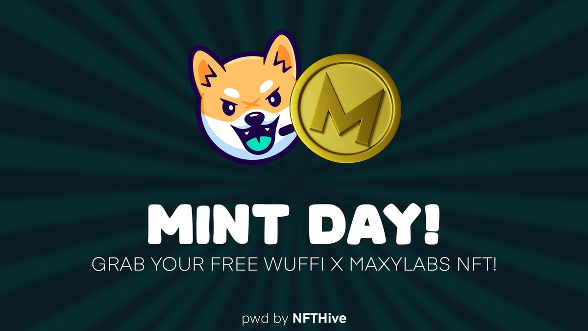 maxytv's tweet photo. 🚨We're thrilled to announce the release of our latest Medium article: @maxylabs x @WUFFI_Inu: Embracing the Memecoin Wave Together!

In this article, we delve into our exciting partnership with WUFFI INU, exploring how we're riding the memecoin trend and what this collaboration means for our community. 

As a special treat, at the end of the article, you'll find the exclusive claim link for our new collaborative NFT! We whitelisted more than 20.000 wallets for this claim! Don't miss it!💫 

👉https://t.co/sacNjNdVcO
