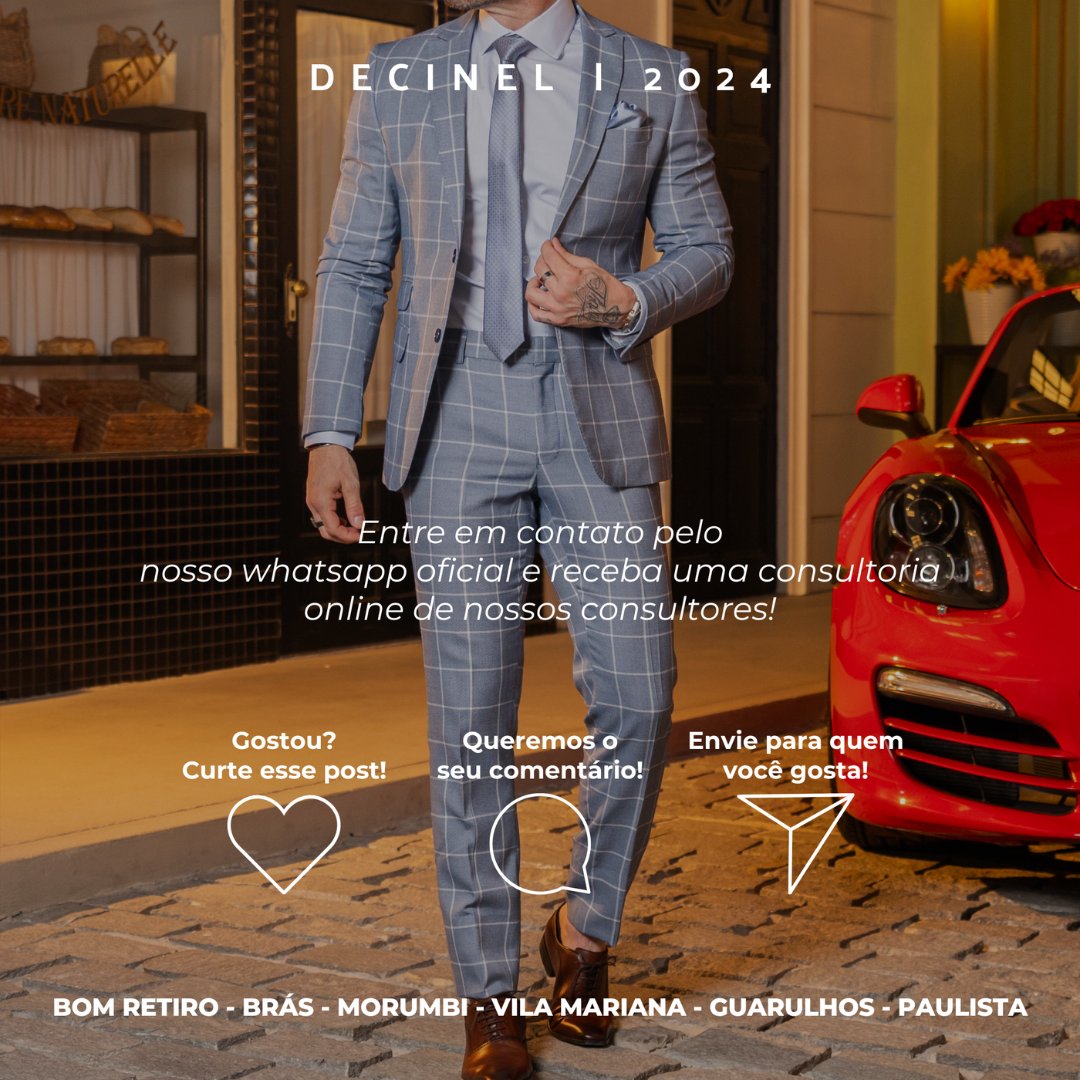 Decinel_Suits's tweet photo. Feito com 85% poliéster, 14% viscose e 1% elastano para o máximo conforto. Disponível em um vibrante cinza xadrez, é a escolha perfeita para quem busca sofisticação com estilo.

📲Whatsapp->(11) 98297-2535

#Ternos #TernosDecinel #TernoSlimFit #TernosMasculinos #TernosParaNoivos https://t.co/xdgnfxaG0F