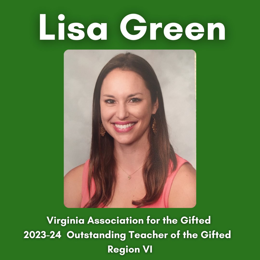 Congratulations to Kipps Elementary School's Ms. Lisa Green! She's been named the Outstanding Teacher of the Gifted for Region 6.

#WeAreMCPS
