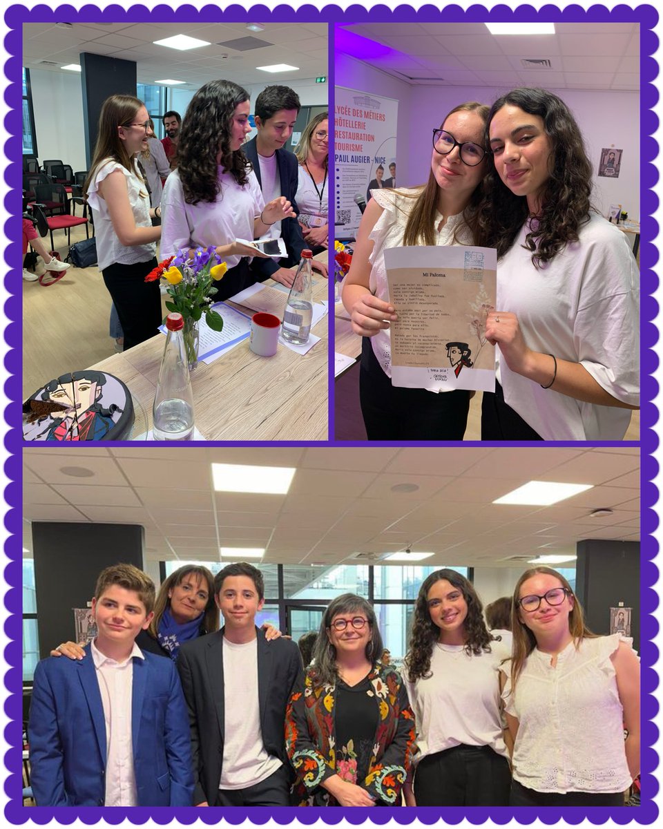 Durante  la presentación del proyecto "Las ♀️españolas recuperación de la #MemoriaHistorica" compartimos los recursos creados por los miembros del <a href="/groupe_ac/">Groupe Numérique Disciplinaire Espagnol Ac-Nice</a> y l@s alumn@s con los profes de #ELE <a href="/EspagnolAcNice/">Espagnol Académie de Nice</a> 🙏 de 🫶🏼a @CrisDuranLaGRUA por las bonitas dedicatorias ✍🏼#LaJabalina