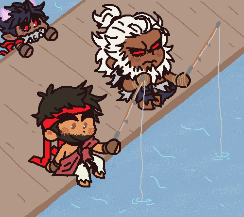 DailyRyus's tweet photo. Daily Ryu Day 144! 🎣 https://t.co/ADCkpIelPa