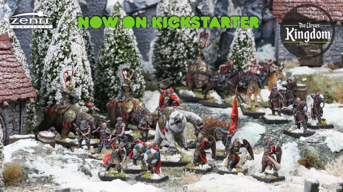 Now on Kickstarter 
"The Ursus Kingdom". ⚔️🛡️

kickstarter.com/projects/zenit…

#zenitminiatures #theoldempire #empire #kislev
#miniatures #miniaturepainting #miniaturegames #boardgamesofinstagram #boardgamegeek #warmongers #warhammercommunity #warhammerpainting #paintingminis