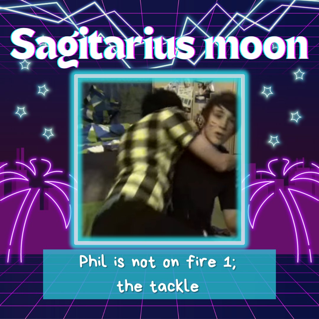 astrophannie's tweet photo. 🪐DAN AND PHIL MOMENTS ACCORDING TO YOU BIG THREE☀️

quote with which moments represent yourself by your sun, moon and rising sign! i'm an astrology nerd and i had to do this, it's not random, it's each sign and placement vibe. ENJOY!!🧡 https://t.co/muOUzWTK19