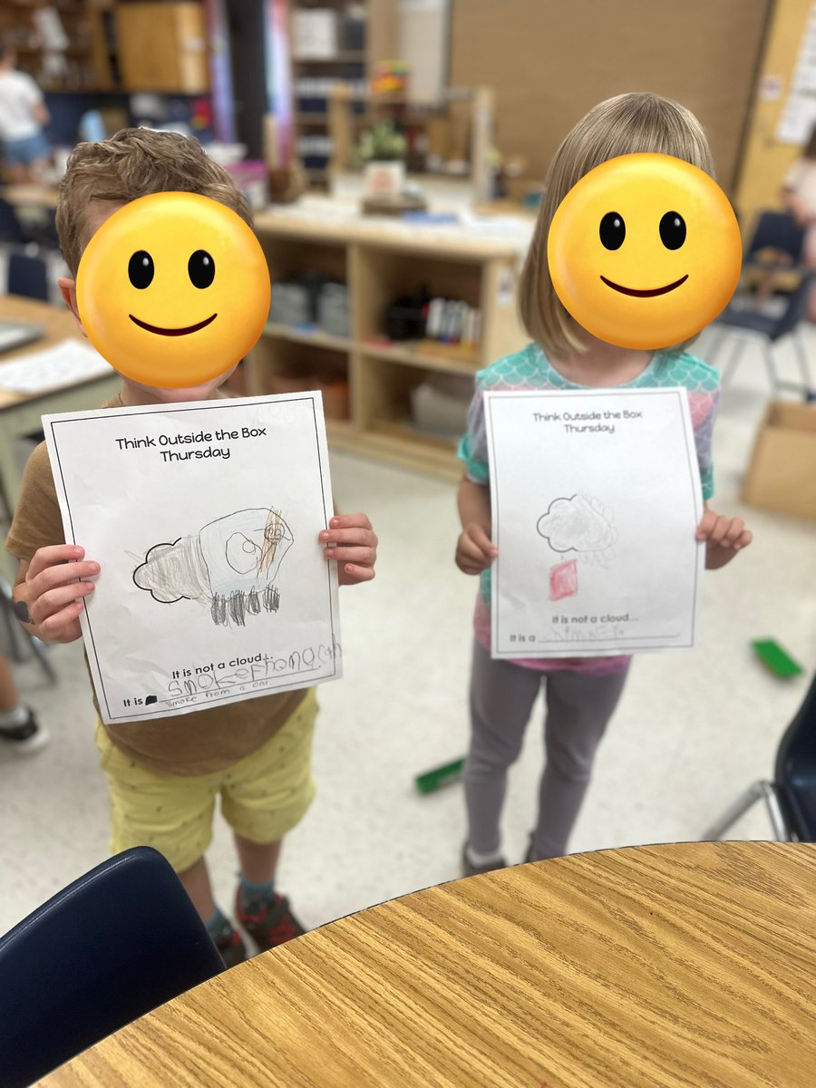 Exploring new perspectives during our Think Outside the Box Thursday challenge!