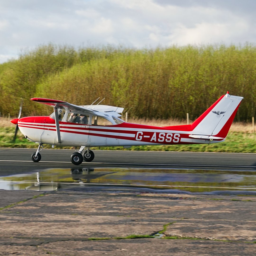 Cessna 172E Skyhawk G-ASSS departing Sandtoft Airfield for RAF Cranwell 18.2.24. #textronaviation #cessna #cessnalovers #cessnaaircraft #cessnaaircraftcompany #cessnapilot #flycessna #cessna172 #cessnac172 #c172 #cessna172skyhawk #cessnac172skyhawk #172skyhawk #c172skyhawk