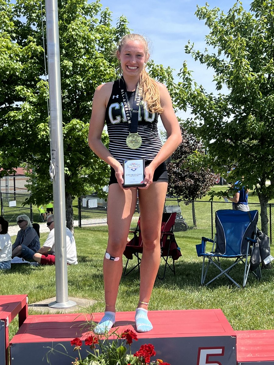 🚨🚨🚨All-American Alert 🚨🚨🚨 Renee Finke finished 5th in the Heptathlon with a new personal best and school record with 5071 points. #EarnYourWings