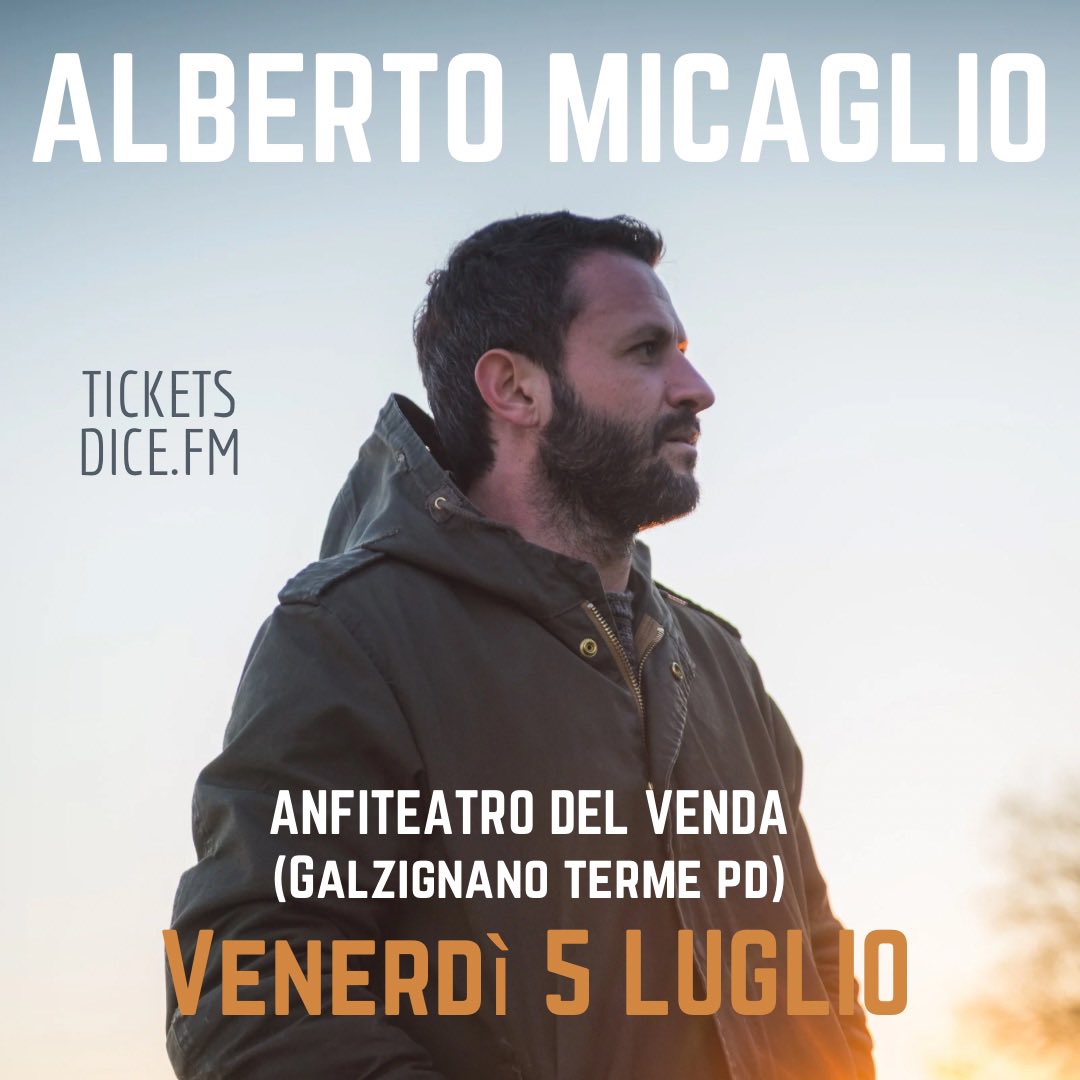 I’m thrilled to announce that I will be playing with a band in the fantastic location of Anfiteatro del Venda(Galzignano Terme Padova) on July 5th! 
Info &amp; Tickets link.dice.fm/lfab585acc60
