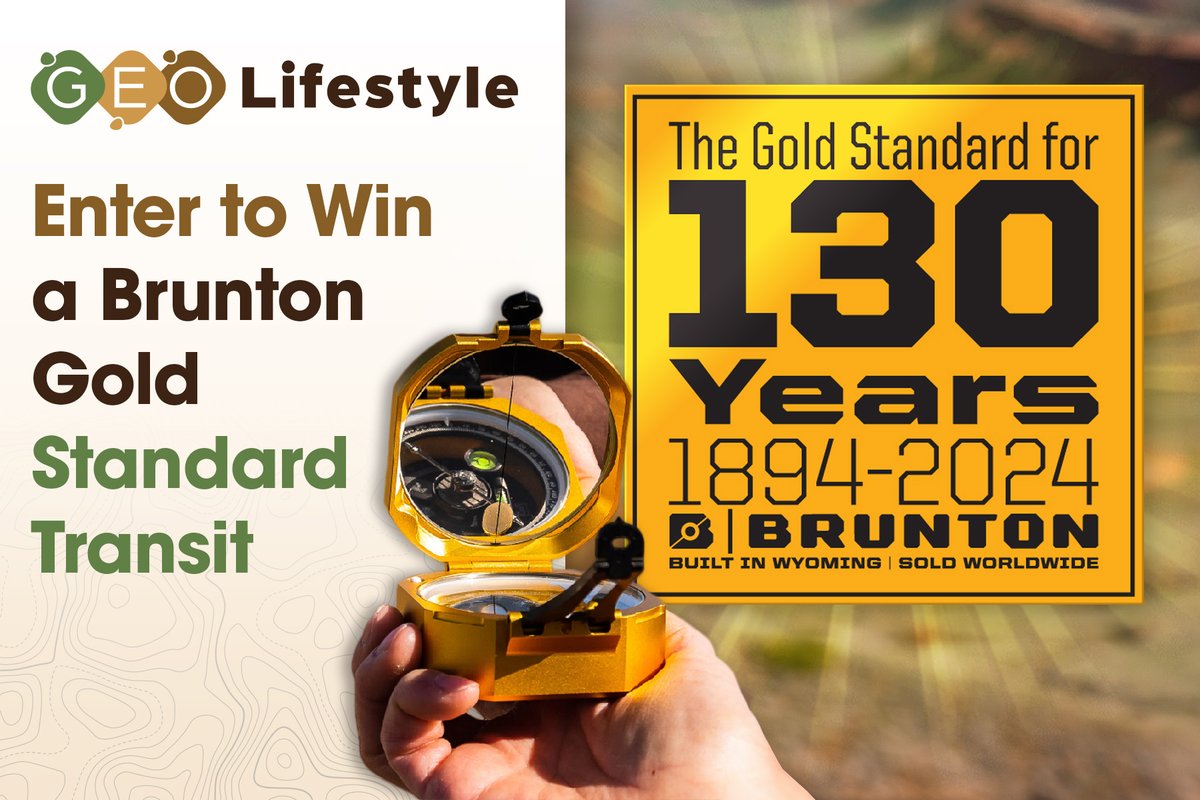 AAPG's tweet photo. Giveaway alert! AAPG's GeoLifestyle newsletter is giving away a Brunton Gold Standard Transit to one lucky subscriber.

Entering is easy: Fill out this form (even if you're already subscribed to GeoLifestyle): https://t.co/siN3bKcHkj

Good luck! https://t.co/0PtlnPpgYW