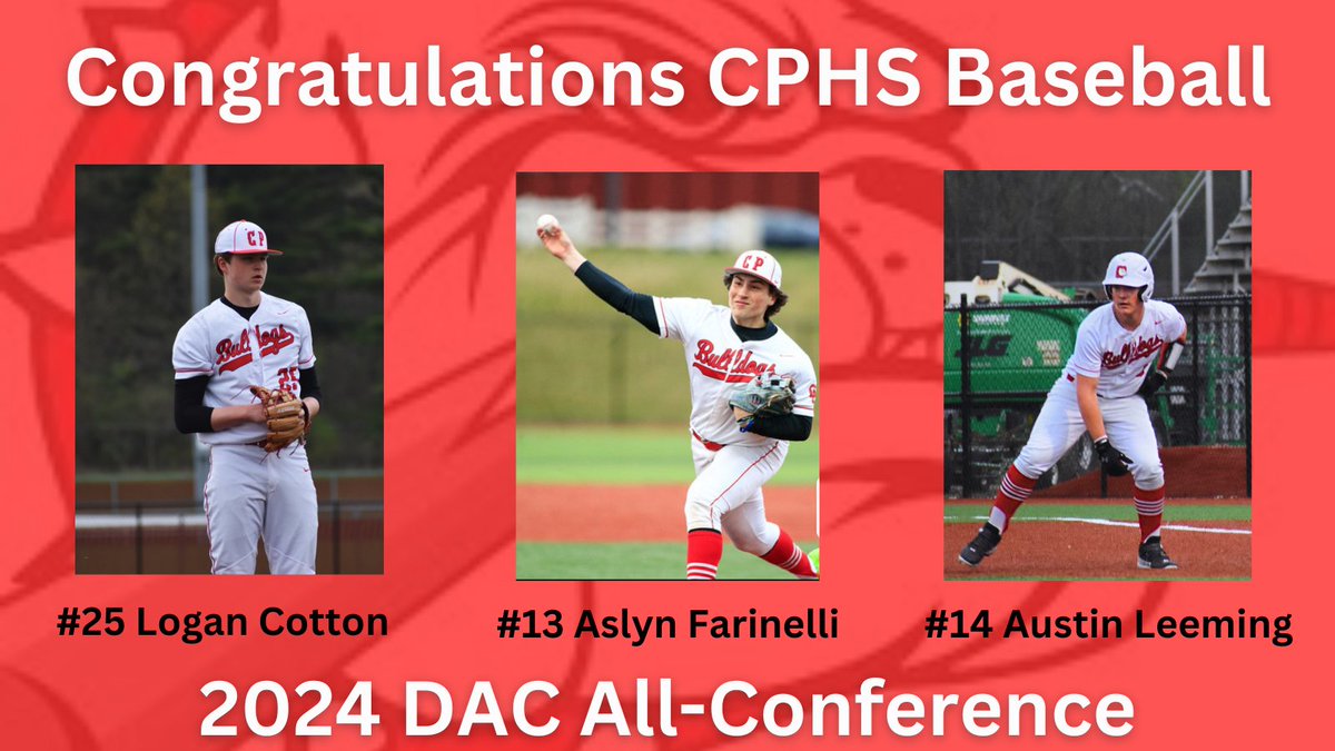 Congratulations to Aslyn Farinelli, Logan Cotton, and Austin Leeming on being selected DAC All-Conference!!