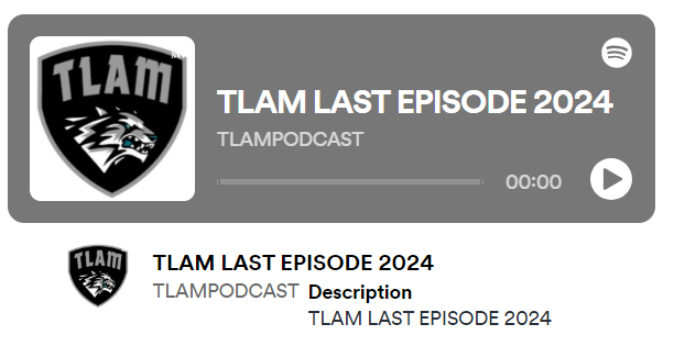 TLAM LAST EPISODE 2024 by TLAMPODCAST Jenna & Avery podcasters.spotify.com/pod/show/tlamp… We have enjoyed another year of publications for the Podcast, Newspaper, Metaverse site. 2023-2024 School year has been great and ending with excitement for 2024-2025. @DuvalSchools @DuvalSchoolsCTE