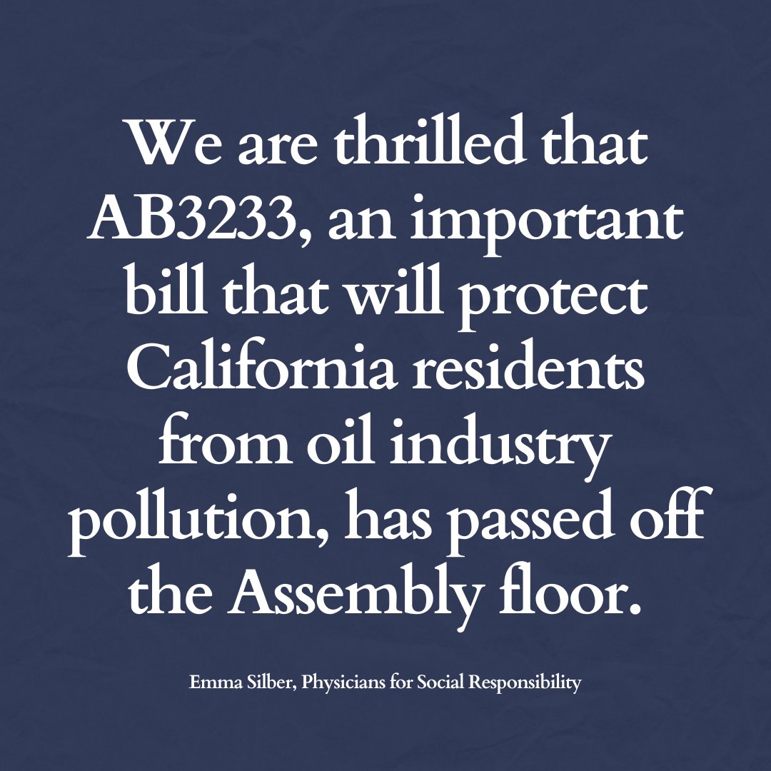 #AB3233 protects the local authority over oil & gas operations & reaffirms the right of cities like LA to impose regulations on the oil & gas industry. This is a BIG win for frontline communities who experience the harmful health impacts of living near drilling sites.