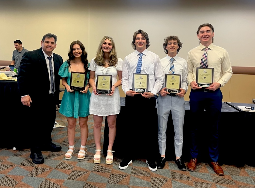 Congratulations to the <a href="/NAs0ftball/">NA Fastpitch Softball</a> and <a href="/natigerbaseball/">North Allegheny Baseball</a> players who were named 1st-Team All-Section and were celebrated at today's <a href="/Big56Conference/">Big 56 Conference</a> banquet! Congrats to <a href="/CarlynVaupel/">Carlyn Vaupel</a>, <a href="/Sammyplotsko/">Sammy Plotsko</a>, Mason Smith, Matthew Parreaguirre and <a href="/DavidPosey3/">David Posey</a>!