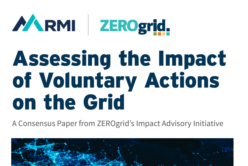 wattTime's tweet image. “Assessing the Impact of Voluntary Actions on the Grid,” is a new consensus paper from the #ZEROGrid Impact Advisory Initiative. 

Experts at @RMI, @Princeton, @NREL, @MISO_energy, @REsurety, and @WattTime released the joint statement on emissions impact analysis.