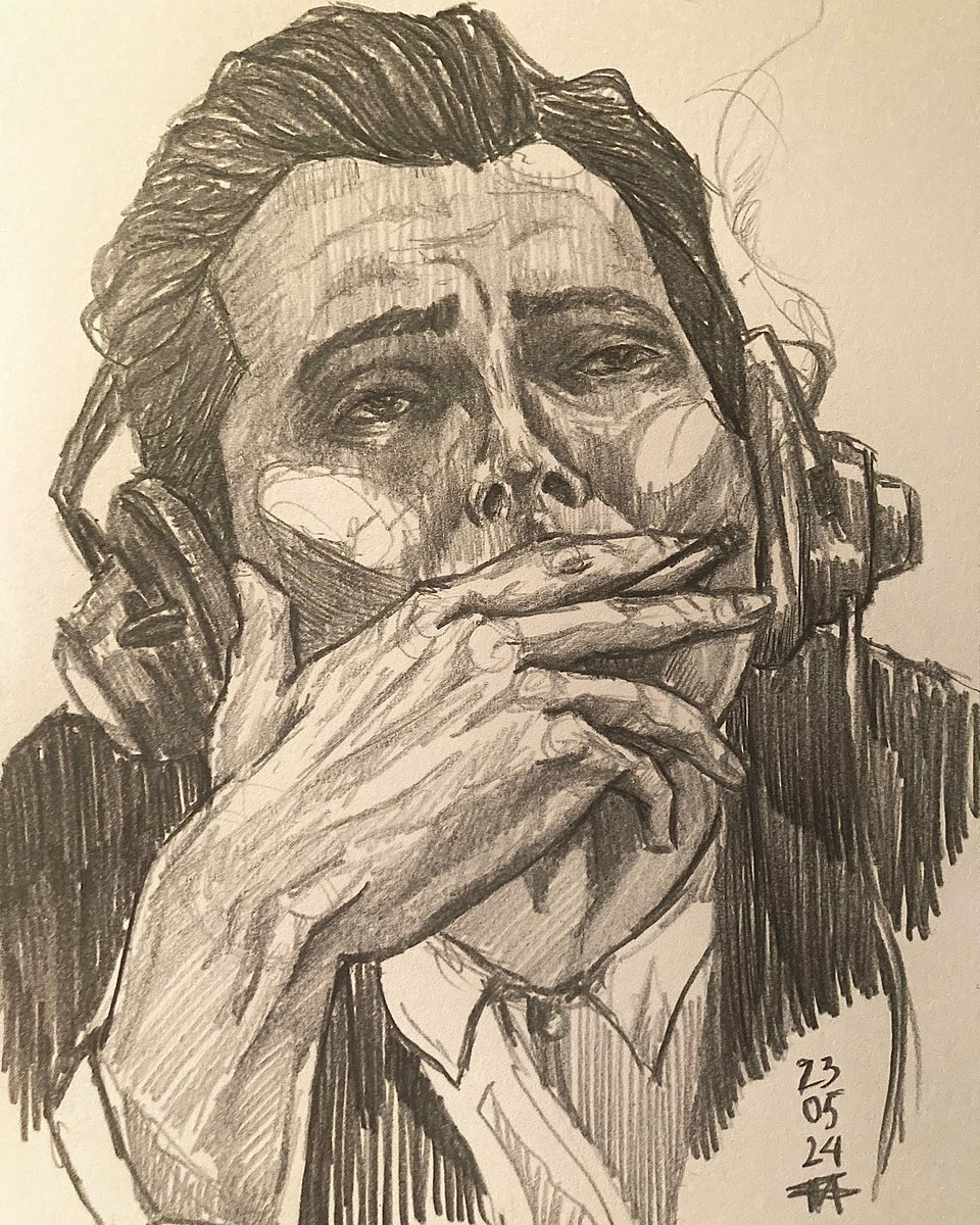 deadins8de's tweet photo. #DavidTennant #drawing #Crowley 
~🎧 https://t.co/UKFt0zxB5R