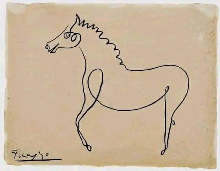 Pablo Picasso - Horse 1923