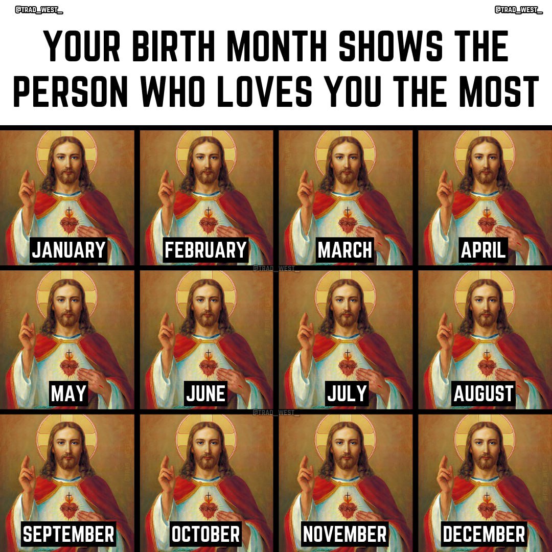 Mine is Jesus, who is yours? 😂
