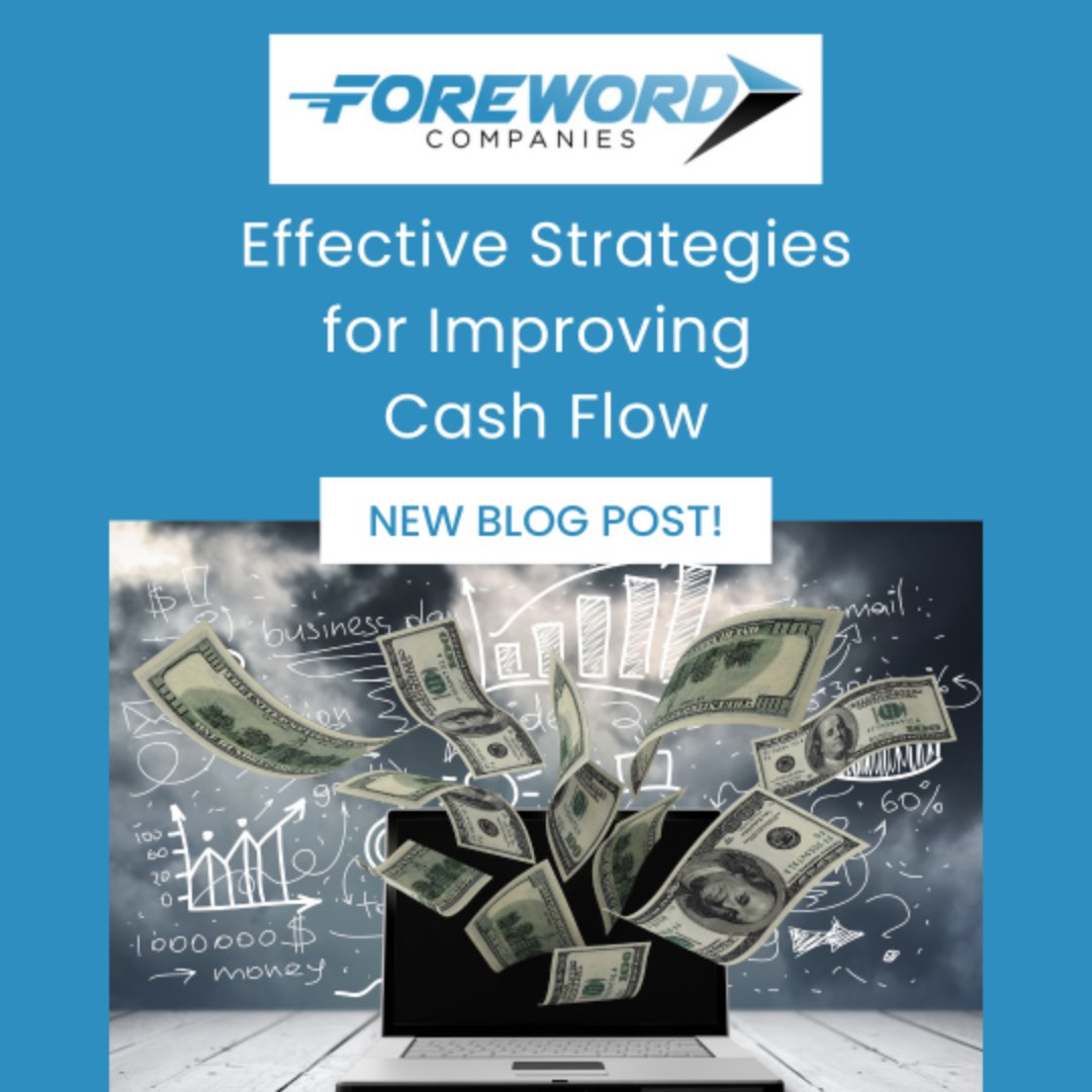ForewordLLC's tweet photo. Small, medium, and enterprise-level businesses often struggle with cash flow management. Read our blog for the steps you can take to gain financial breathing room: https://t.co/5KqwUFHPLB

#cashflow #improvecashflow #forewordcompanies #business #consulting #entrepreneur https://t.co/soQhqmNMWn