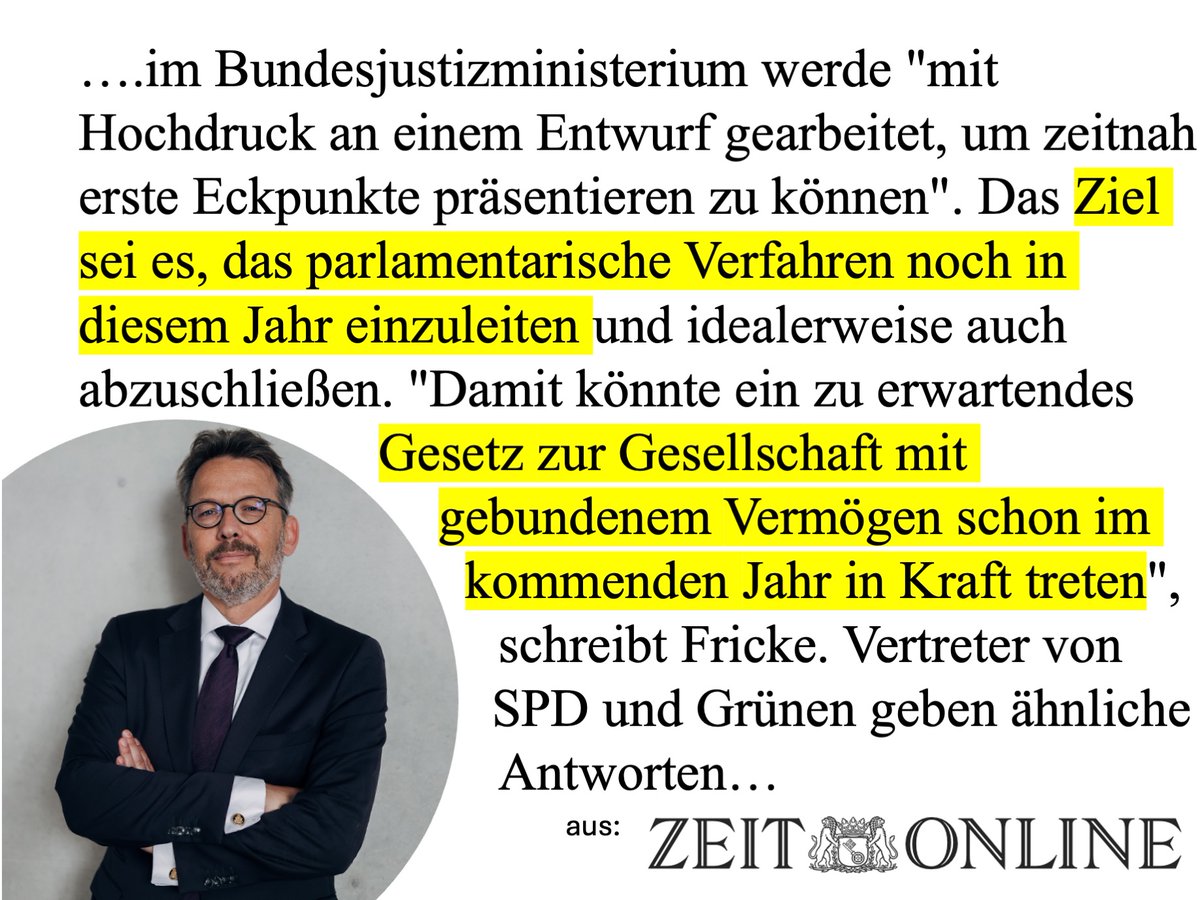 Armin Steuernagel (@steuernagel7) on Twitter photo Der #Mittelstand <a href="/BVMWeV/">Der Mittelstand. BVMW e.V.</a> + 30 Wirtschaftsverbände und viele 🏭 warten auf Rechtsform mit #gebundenem_Vermögen als Option für Nachfolge!
Das zeigt <a href="/DIEZEIT/">DIE ZEIT</a> Beitrag eindrücklich 👉zeit.de/zeit-fuer-unte…
Deswegen👏👏👏 <a href="/Otto_Fricke/">OttO Fricke</a> <a href="/MarcoBuschmann/">Marco Buschmann</a> <a href="/kathabeck/">Katharina Beck</a> <a href="/EsraLimbacher/">Esra Limbacher</a> 🤩 Der #Mittelstand <a href="/BVMWeV/">Der Mittelstand. BVMW e.V.</a> + 30 Wirtschaftsverbände und viele 🏭 warten auf Rechtsform mit #gebundenem_Vermögen als Option für Nachfolge!
Das zeigt <a href="/DIEZEIT/">DIE ZEIT</a> Beitrag eindrücklich 👉zeit.de/zeit-fuer-unte…
Deswegen👏👏👏 <a href="/Otto_Fricke/">OttO Fricke</a> <a href="/MarcoBuschmann/">Marco Buschmann</a> <a href="/kathabeck/">Katharina Beck</a> <a href="/EsraLimbacher/">Esra Limbacher</a> 🤩