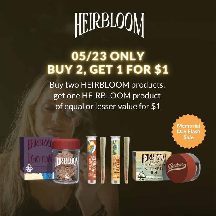 🚨 Memorial Day Flash Sale Alert! 🚨 New bundle offers on brands like CBX and Heirbloom🌿#MemorialDaySale #flowerdeals #Cannabis #Cannabisdeals