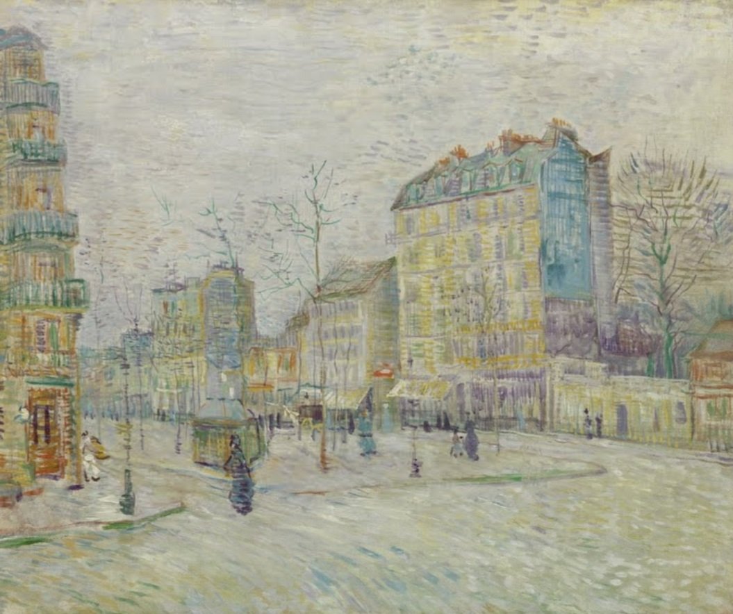 'Boulevard de Clichy' es un óleo sobre lienzo creado por Vincent van Gogh en el año 1887.