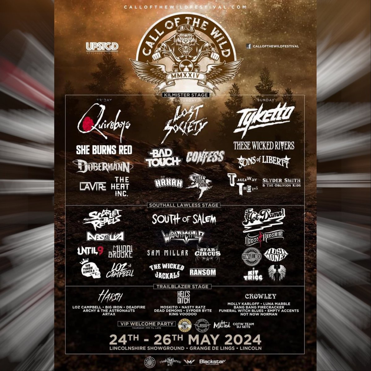 🐺TOMORROW🐺

Call Of The Wild Festival

12.15pm - Southall Lawless stage

GET THE BEERS IN

💀💀💀